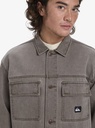 Sobrecamisa Quiksilver Mohab Washed Twill - Chocolate brown