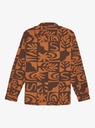Camisa Quiksilver Motherfly Printed - Almond Desert Checker (cmd6)