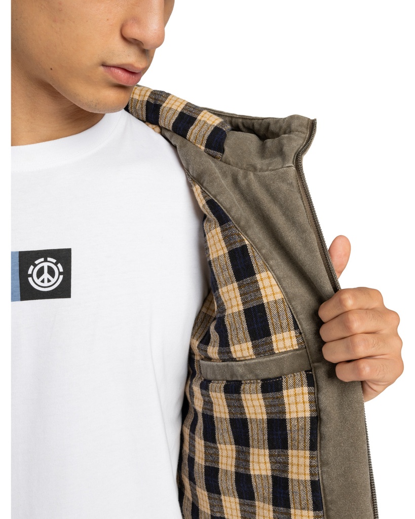 Chaqueta Element Dulcey Canvas - Stone Gray (cpn0)