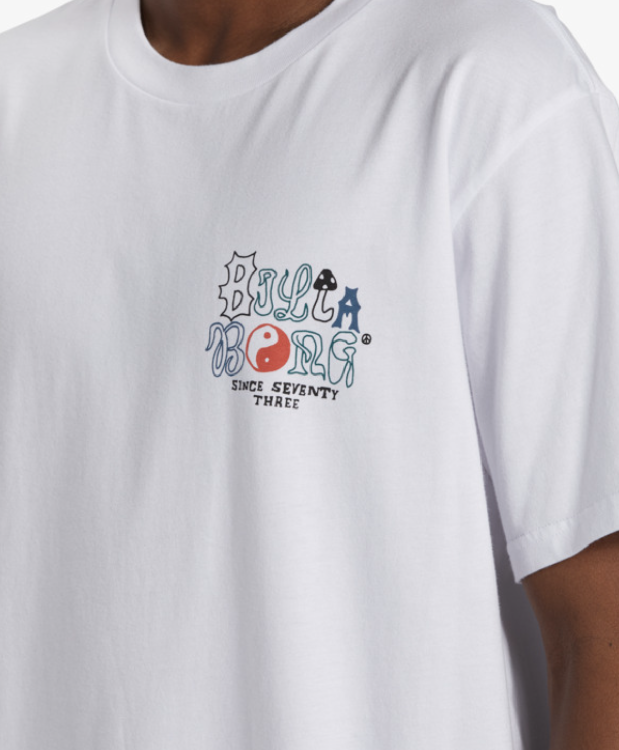 Camiseta Billabong Worded - White