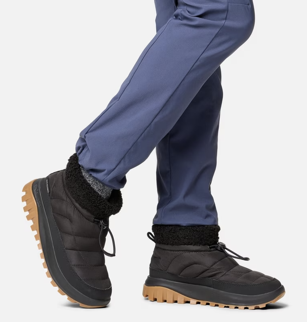 Botas Columbia Snowtrot Shorty - Black/Sea Salt (Mujer)