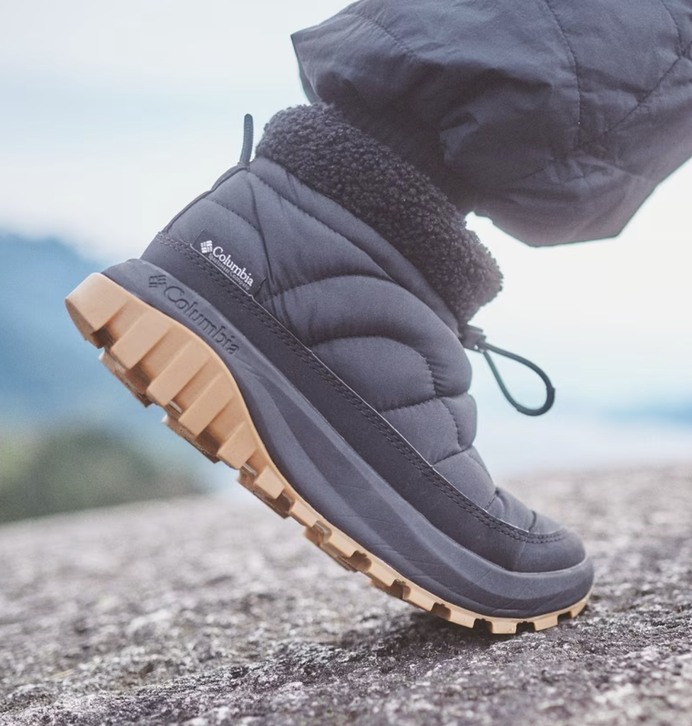 Botas Columbia Snowtrot Shorty - Black/Sea Salt (Mujer)