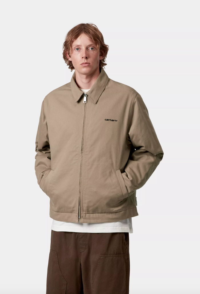 Chaqueta Carhartt WIP Module Script - Leather/Black (Rigid)