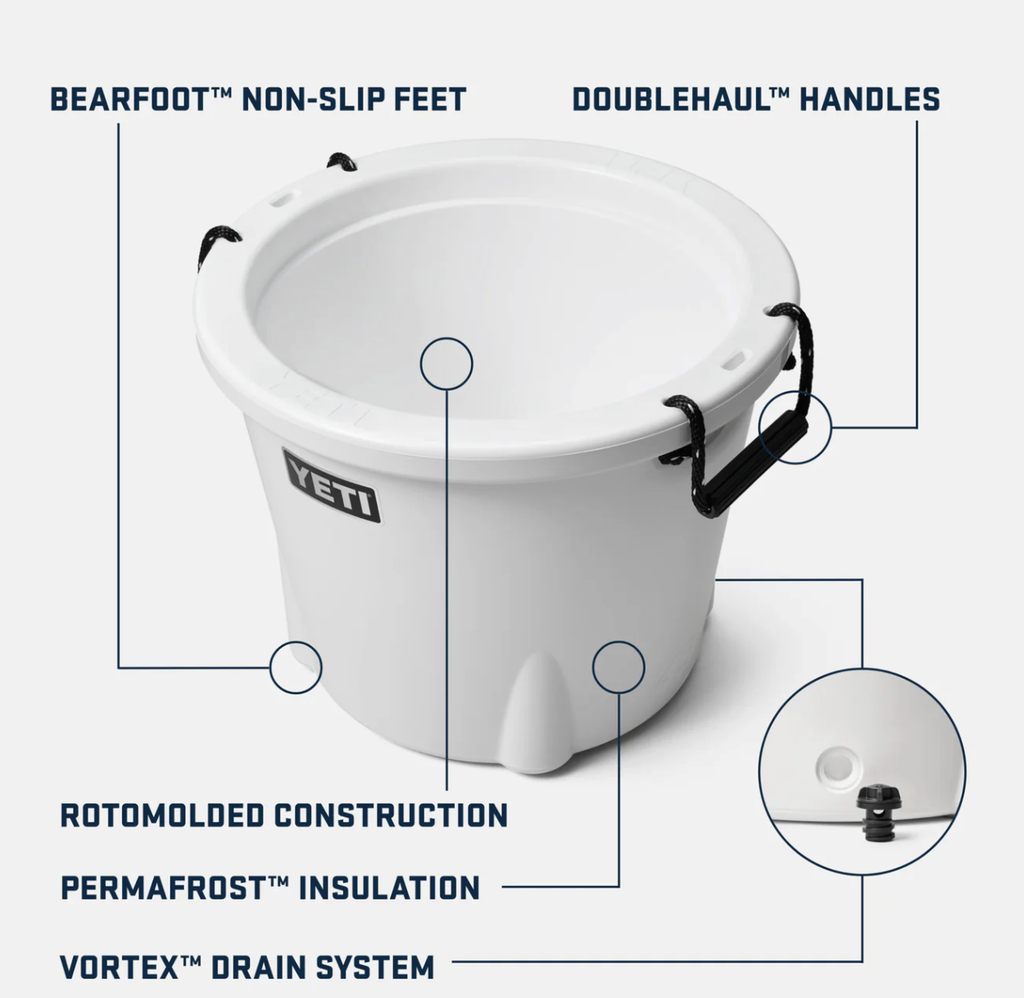 Cubo de Hielo Aislado 45L - White