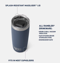 Vaso Yeti Rambler 10 oz (295 ml) - Charcoal