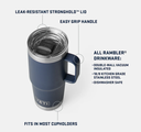 Taza de Viaje Yeti Rambler 20 oz (591 ml) - Rescue Red
