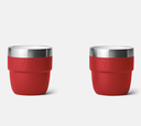 Vasos de Espresso Apilables Yeti Rambler 4 oz (118 ml) - Rescue Red