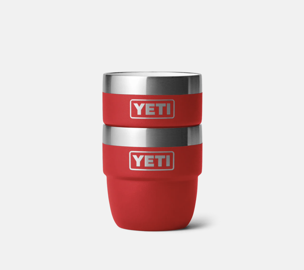 Vasos de Espresso Apilables Yeti Rambler 4 oz (118 ml) - Rescue Red