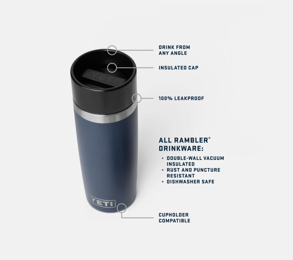 Botella de Viaje Yeti Rambler 16 oz (473 ml) - Black