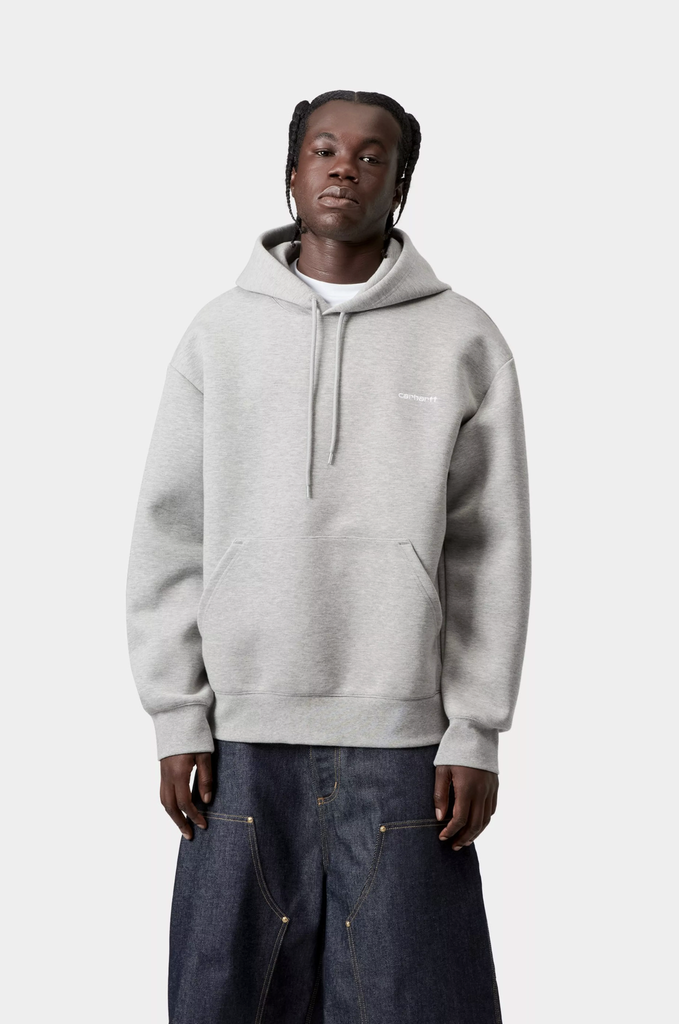 Sudadera con Capucha Carhartt WIP Alda - Grey Heather/White