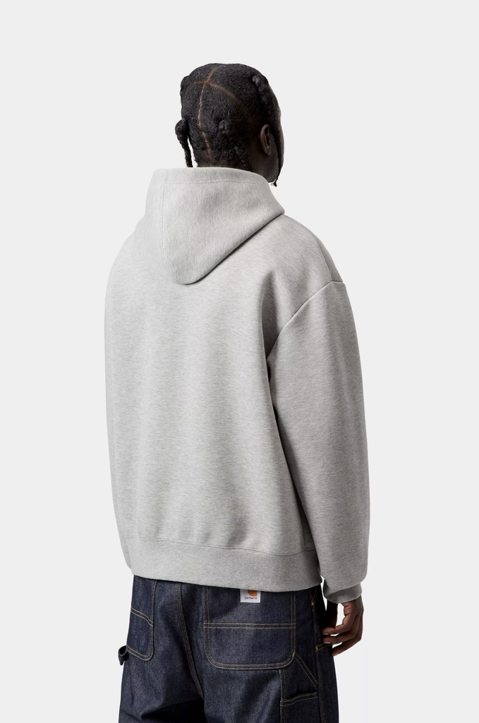 Sudadera con Capucha Carhartt WIP Alda - Grey Heather/White