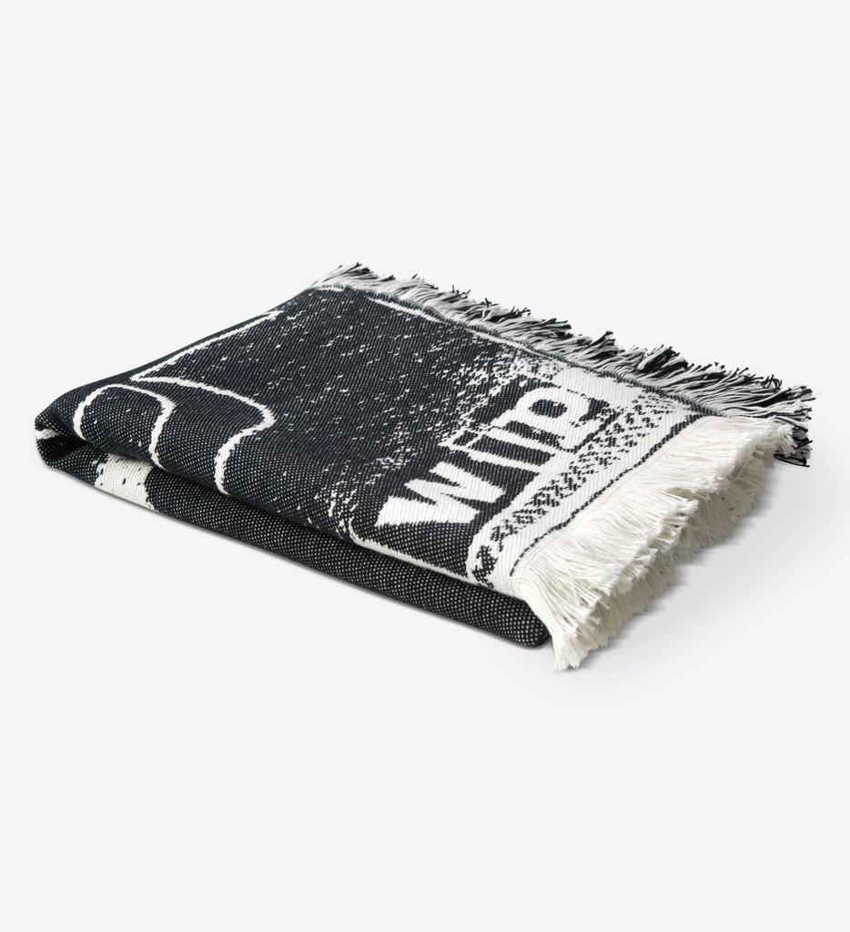 Manta Carhartt WIP Letterpress Blanket - Black/Wax