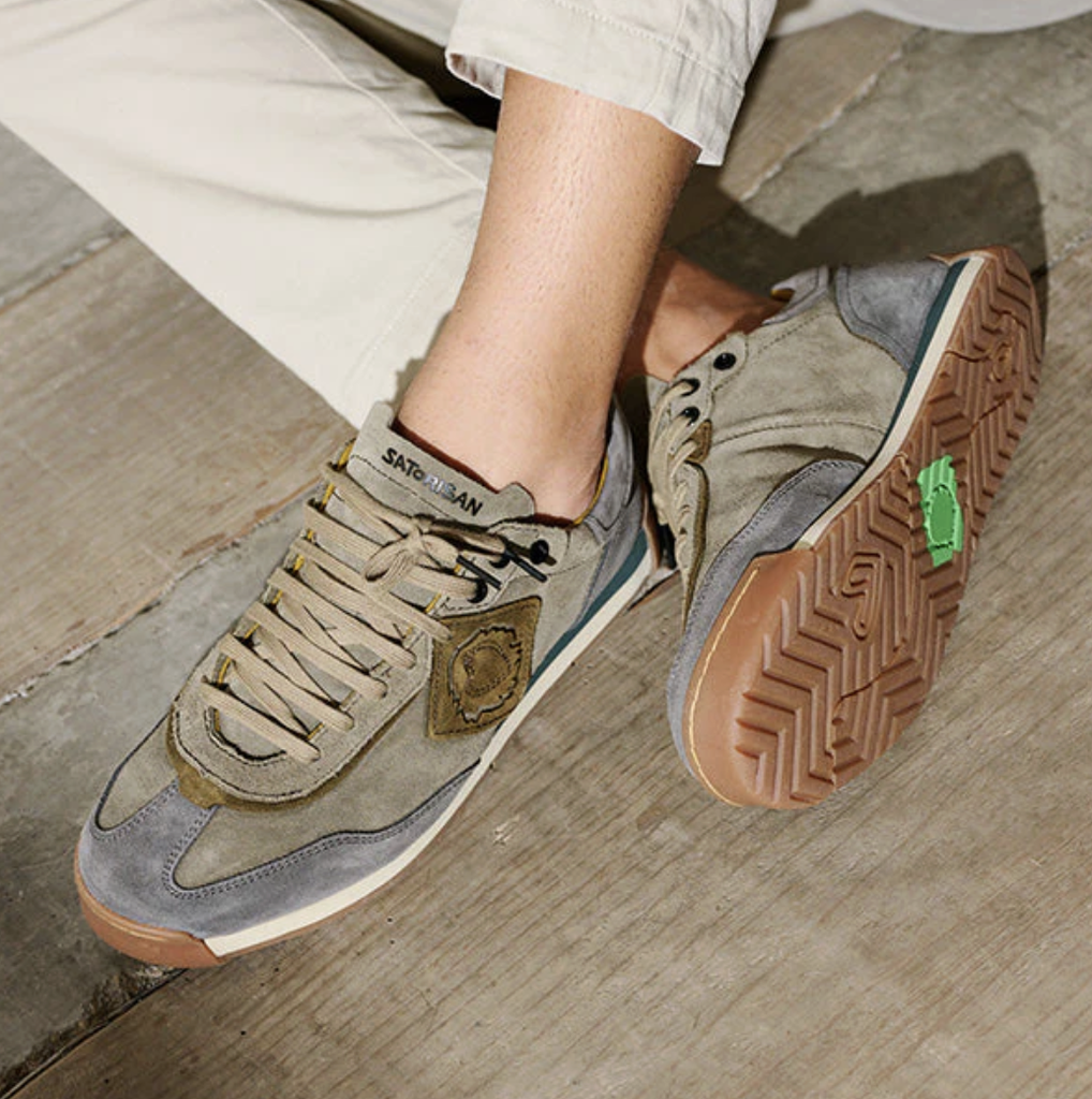 Zapatillas Satorisan Enso Suede - Peat Green