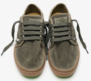 Zapatos Satorisan Heisei Suede - Deep Khaki/Gr