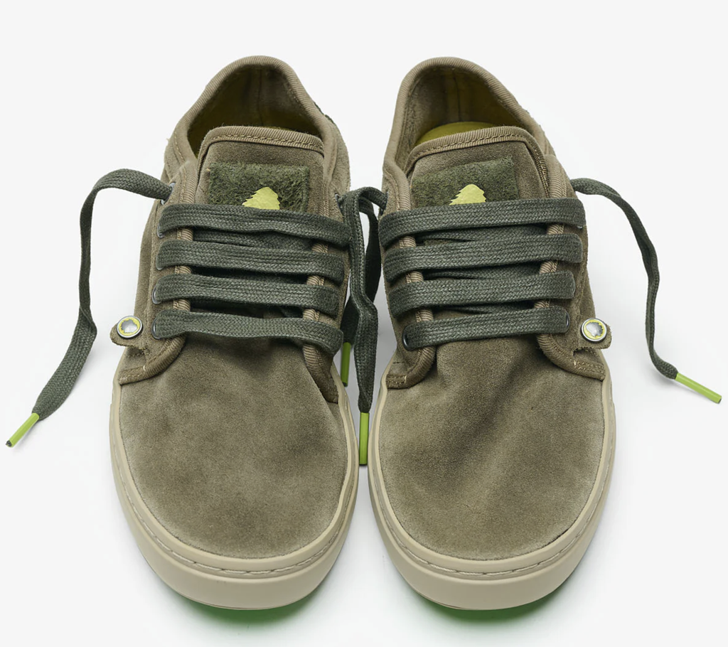 Zapatos Satorisan Heisei Suede - Peat Green