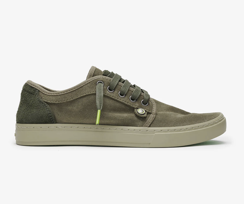 Zapatos Satorisan Heisei Suede - Peat Green