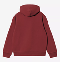 Sudadera con Capucha Carhartt WIP Sweat - Scarlet/Graphite