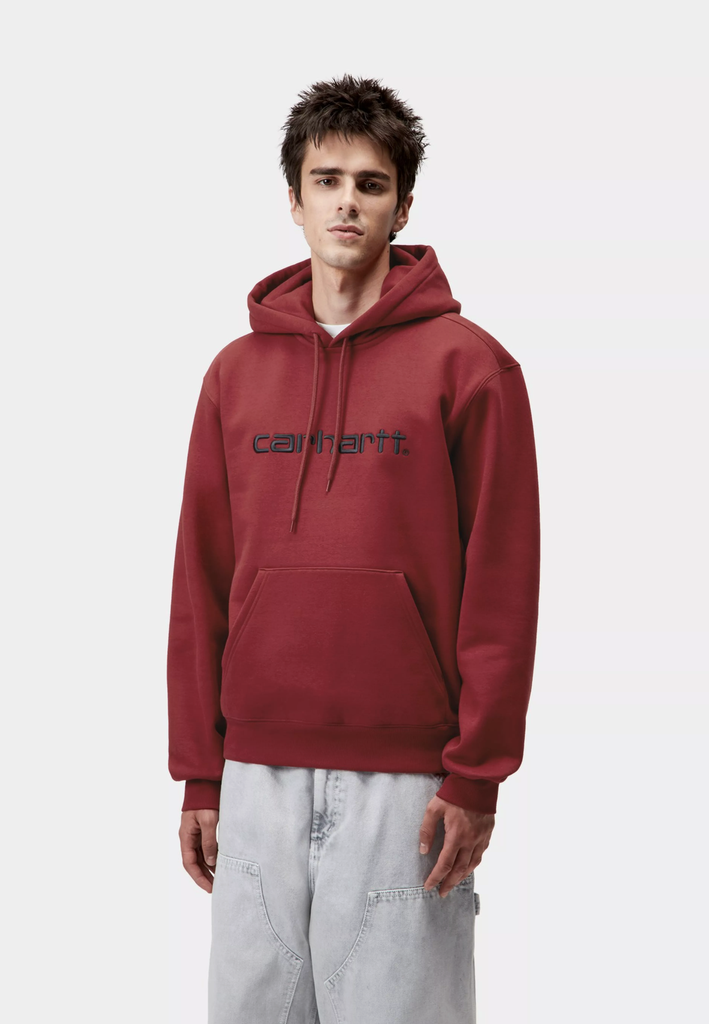 Sudadera con Capucha Carhartt WIP Sweat - Scarlet/Graphite