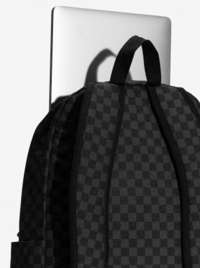 Mochila Vans  Old Skool Check - Negro/Gris