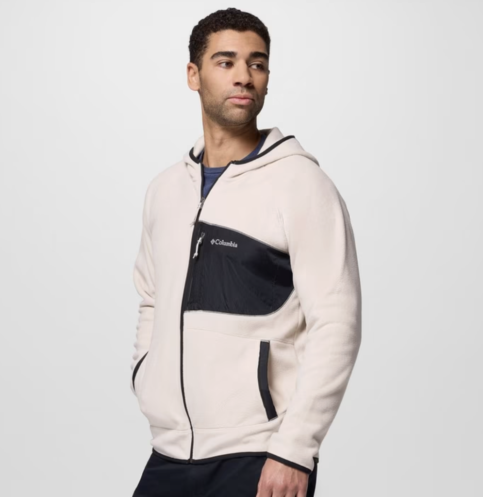 Chaqueta Polar Columbia Fast Trek Overlay - Dark Stone/Black (M)