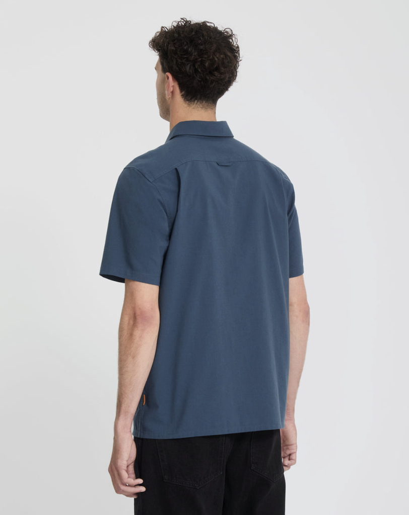 Camisa Volcom Slab City - Midnght Blue