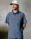 Camisa Volcom Slab City - Midnght Blue