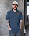 Camisa Volcom Slab City - Midnght Blue