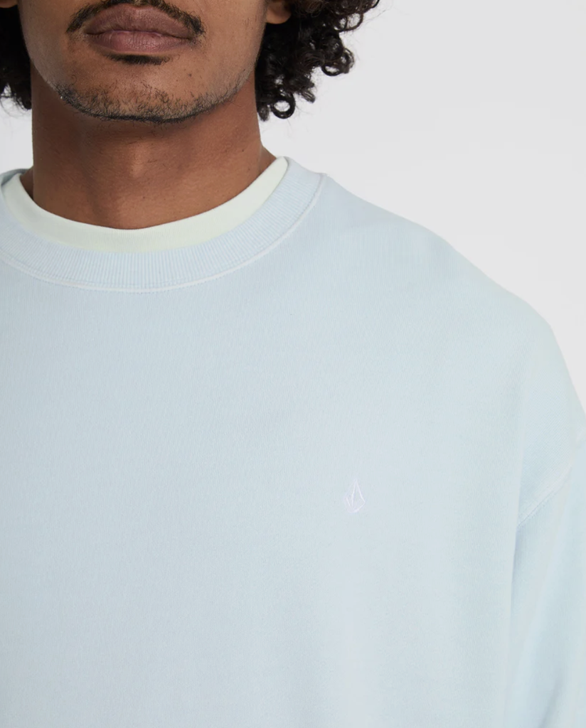 Sudadera Volcom Single Stone - Light Blue Acid
