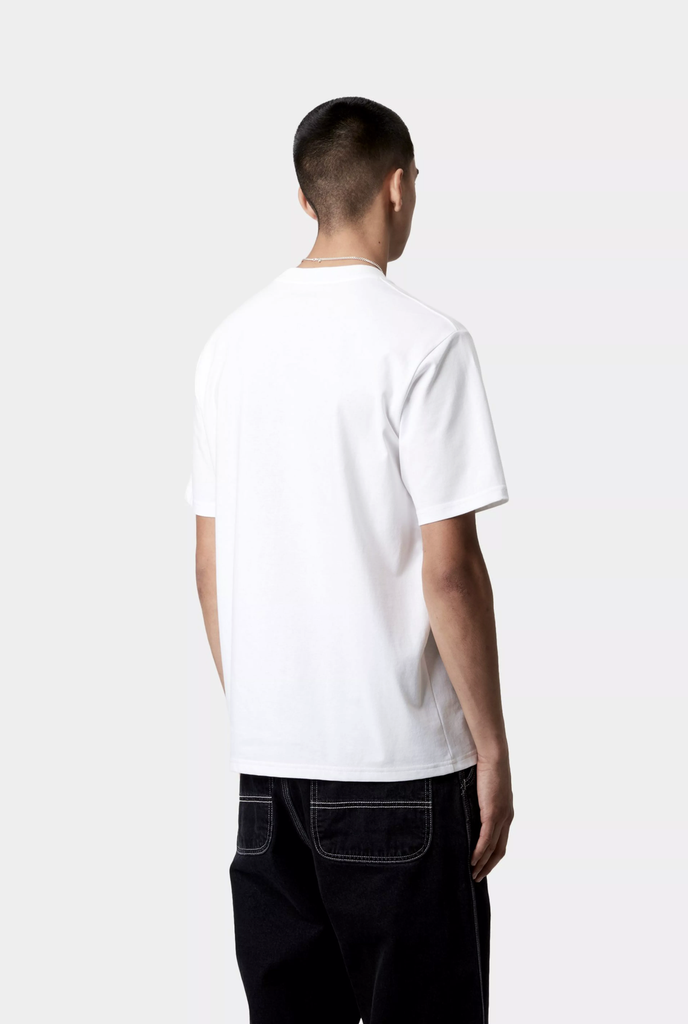 Camiseta Carhartt WIP University Script - White/Black
