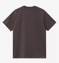 Camiseta Carhartt WIP Chase - Shale/Gold
