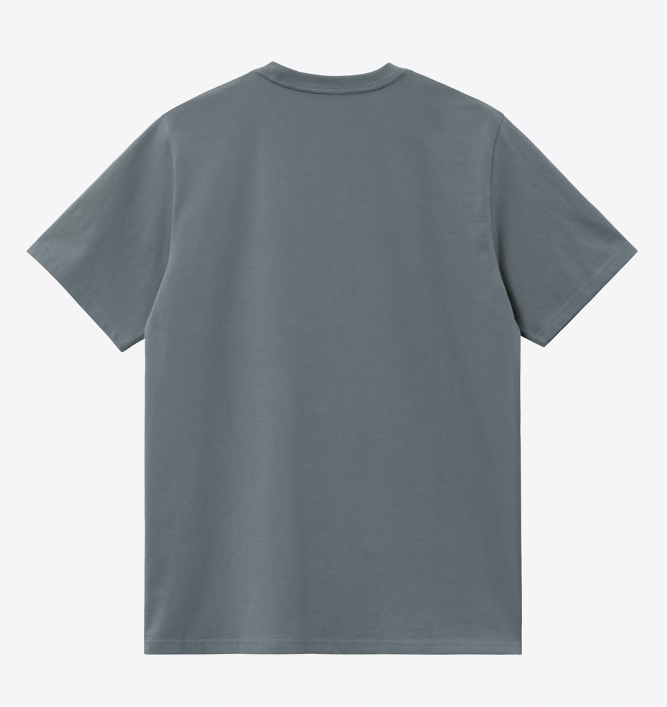 Camiseta Carhartt WIP Chase - Cozy Blue/Gold