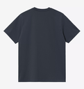 Camiseta Carhartt WIP Script Embroidery - Deep Night/White