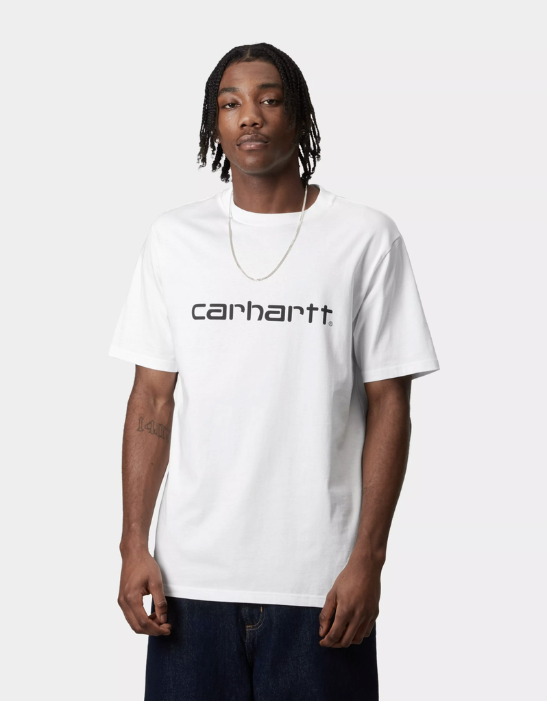 Camiseta Carhartt WIP Script - White/Black