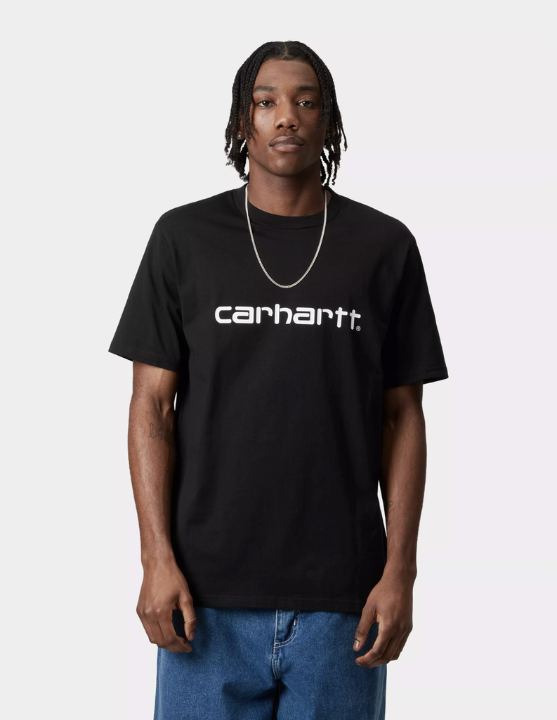 Camiseta Carhartt WIP Script - Black/White