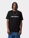 Camiseta Carhartt WIP Script - Black/White