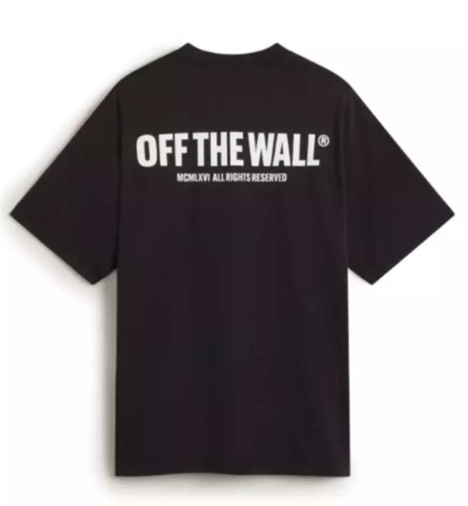 Camiseta Vans Original Standards Stat - Black/White