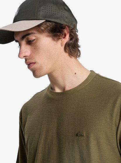 Camiseta Quiksilver Slub Roundneck - Grape Leaf (cre0)