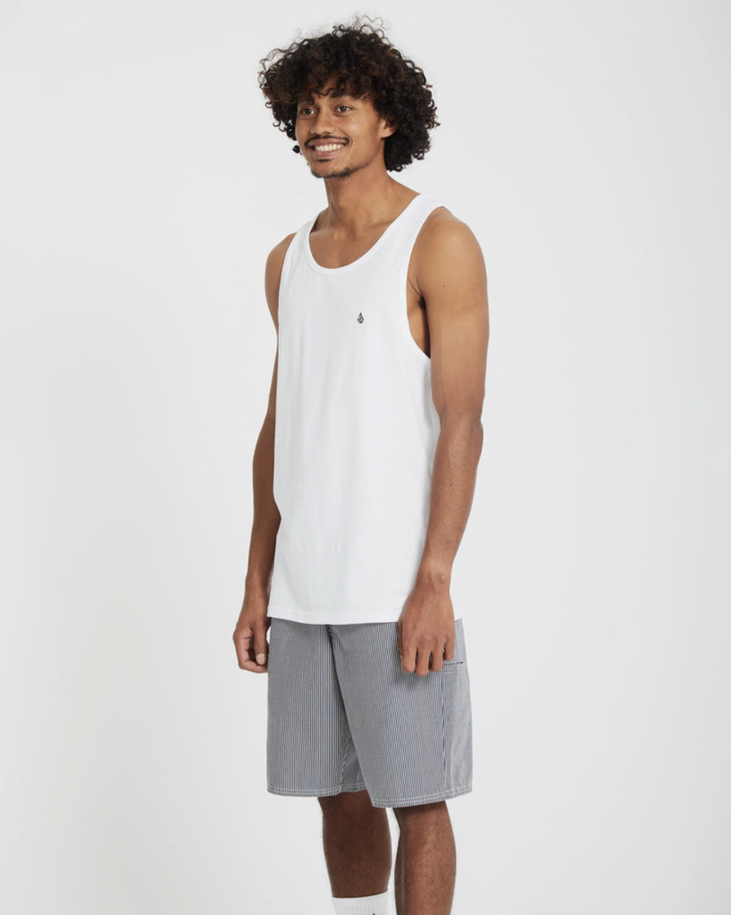 Camiseta Sin Mangas Volcom Stone Blanks - White
