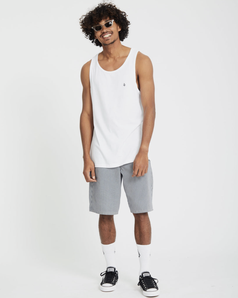 Camiseta Sin Mangas Volcom Stone Blanks - White