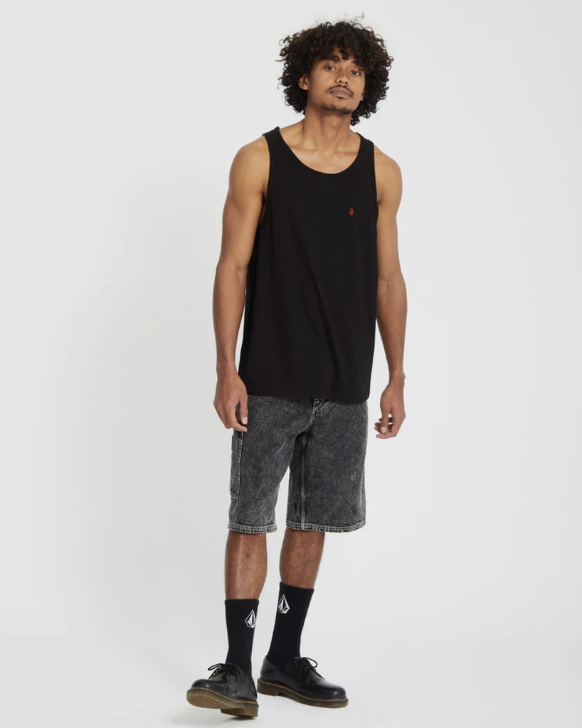 Camiseta Sin Mangas Volcom Stone Blanks - Black