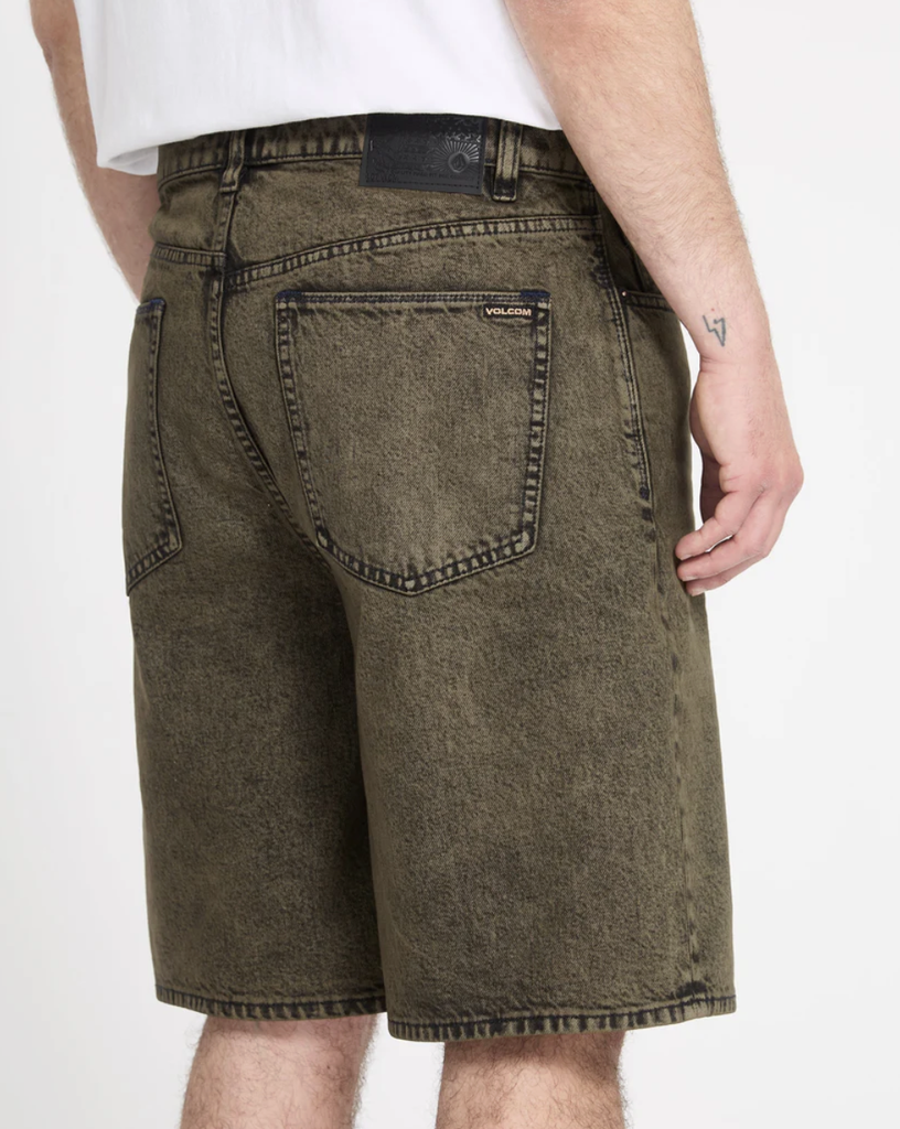 Pantalón Corto Vaquero Volcom Billow 22" - Sage Leaf