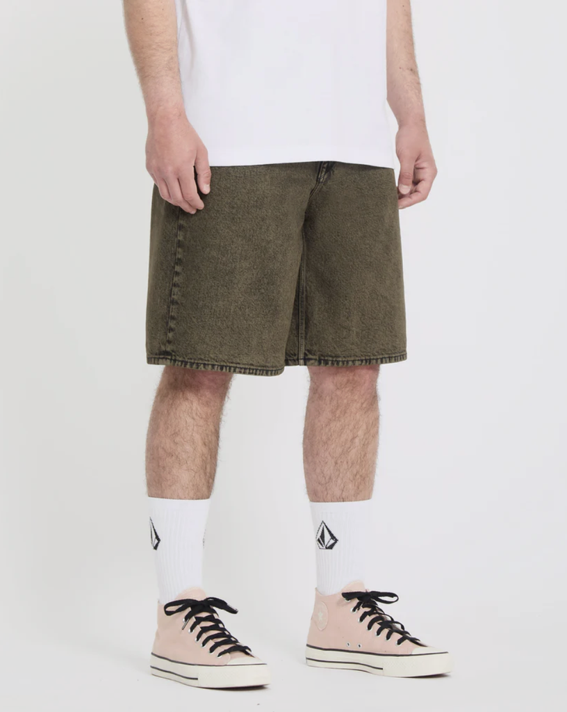 Pantalón Corto Vaquero Volcom Billow 22" - Sage Leaf