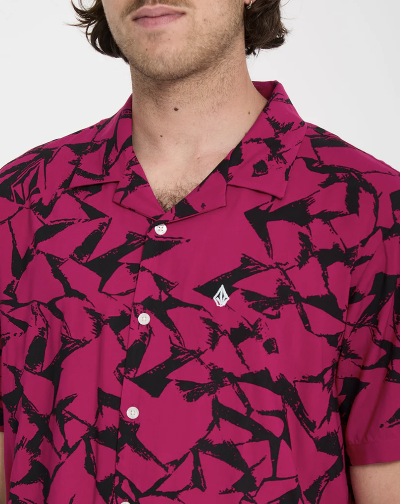 Camisa Volcom Boldstone - Sangria