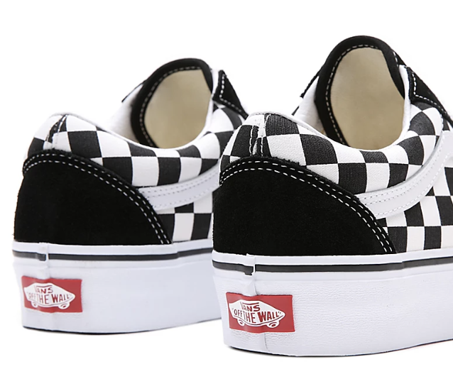 Zapatilla Vans UA Old Skool Platform - Checkerboar