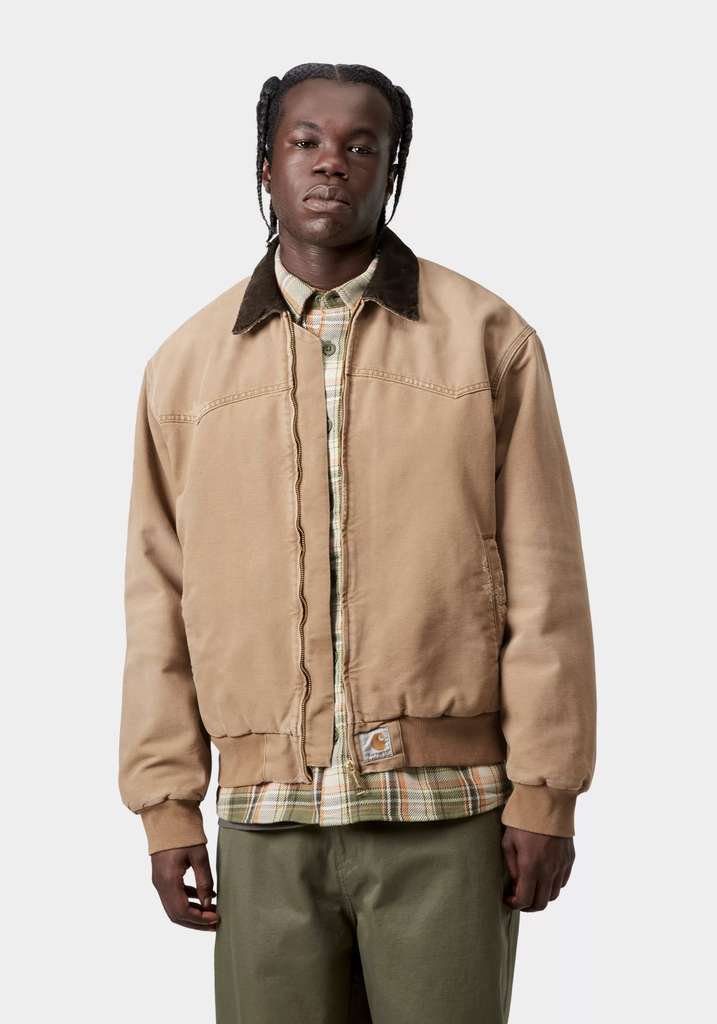 Chaqueta Carhartt WIP OG Santa Fe - Hamilton Brown/Tobacco (Grind washed)