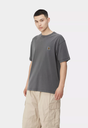 Camiseta Carhartt WIP Nelson - Black (garment dyed)