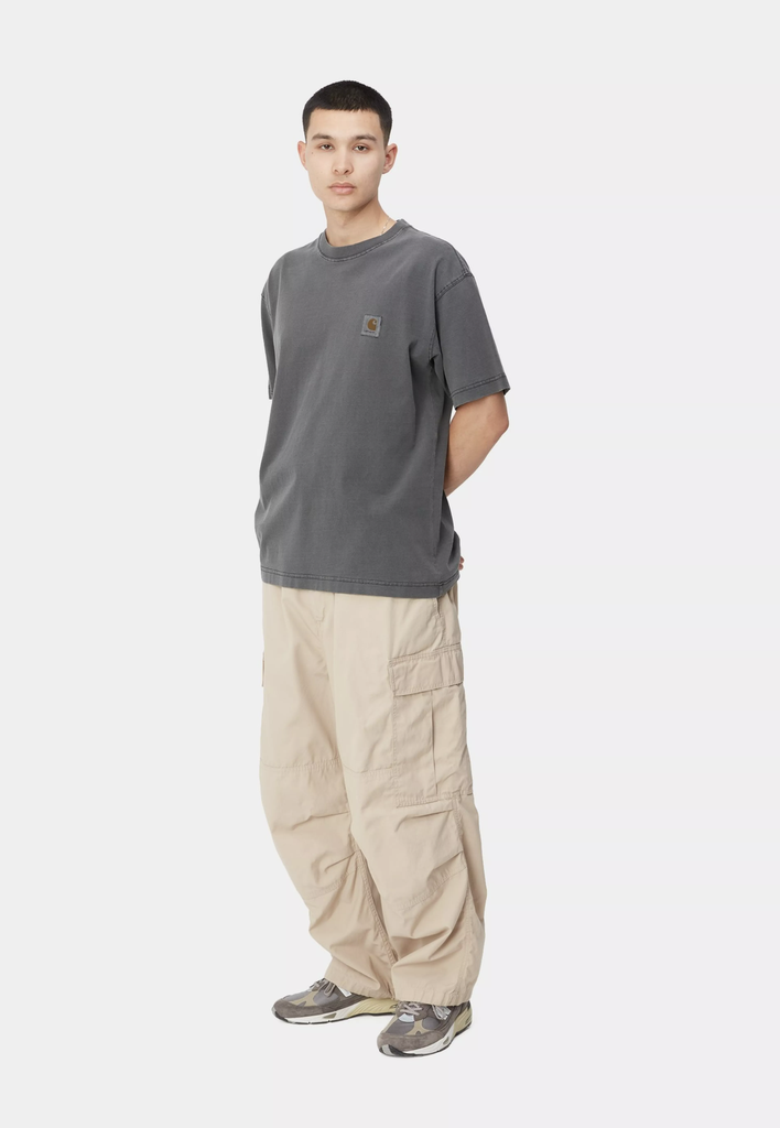 Camiseta Carhartt WIP Nelson - Black (garment dyed)