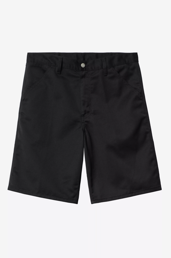 Pantalón Corto Carhartt WIP Simple - Black (rinsed)