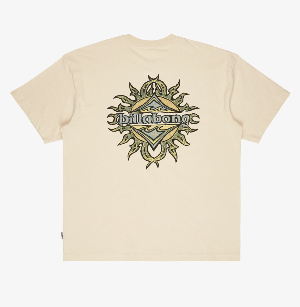 Camiseta Billabong Solar Flare Og - Oatmeal