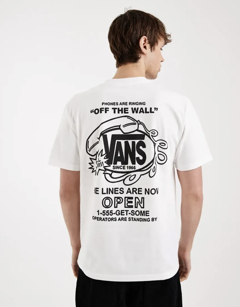 Camiseta Vans Hol Lines - White
